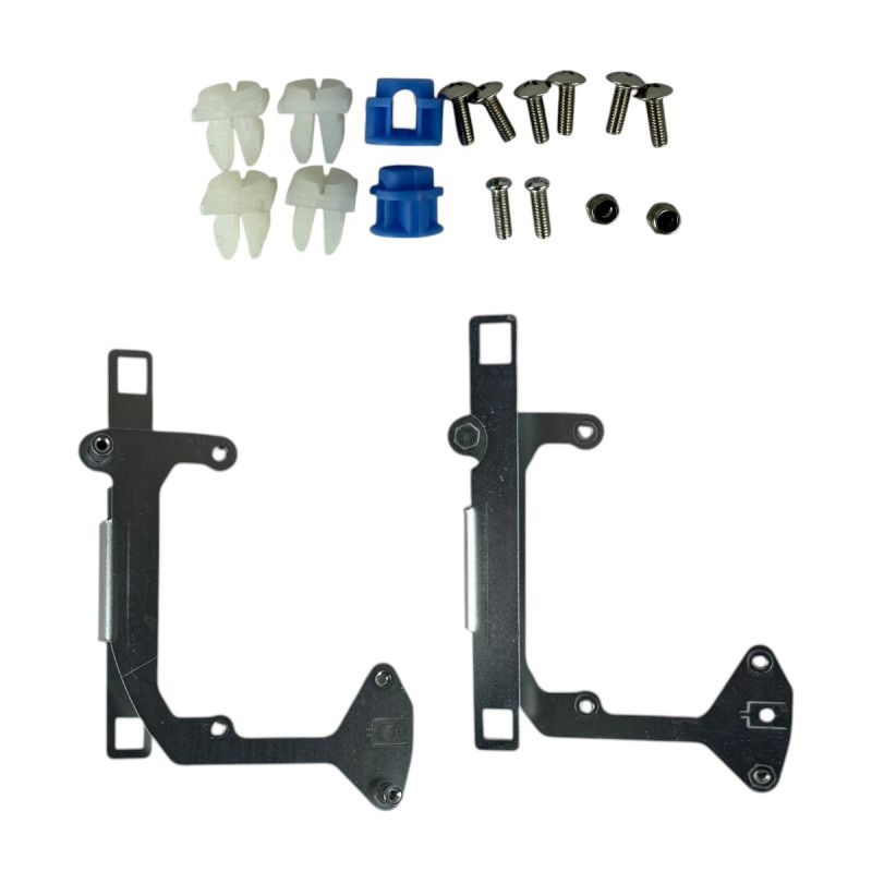 Рамки лінз Toyota Prado 150 (14-16) Ближній (замість заводських LED) / Перехідні Hella 3R 3.0" (Комплект) YT-HL-77