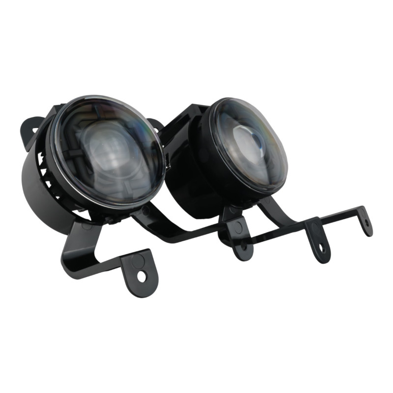 LED Протитуманні фари Chevrolet Aveo T300 / Sonic (Авео Т300) 64W Лінзовані ПТФ 5000K Light X комплект
