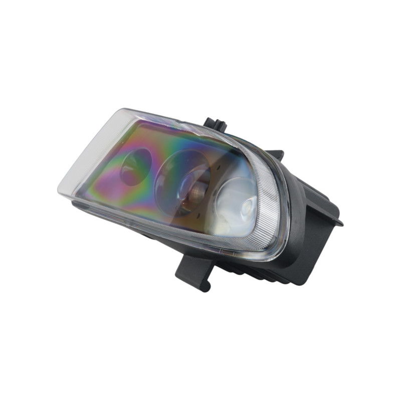 LED Протитуманні фари Hyundai Accent (Хюндай Акцент) 3 Лінзи 60W + ДХО (DRL) 8000Lm Світлодіодні ПТФ Light X компект