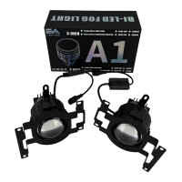Світлодіодні протитуманні фари Bi-LED лінзи EA Light X A1 Hyundai Tucson 2004-2010 90W 12-24V двоколірні біло-жовті (комплект 2 шт.)