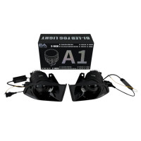Світлодіодні протитуманні фари Bi-LED лінзи EA Light X A1 Toyota Land Cruiser Prado 120 90W 12-24V двоколірні біло-жовті (комплект 2 шт.)