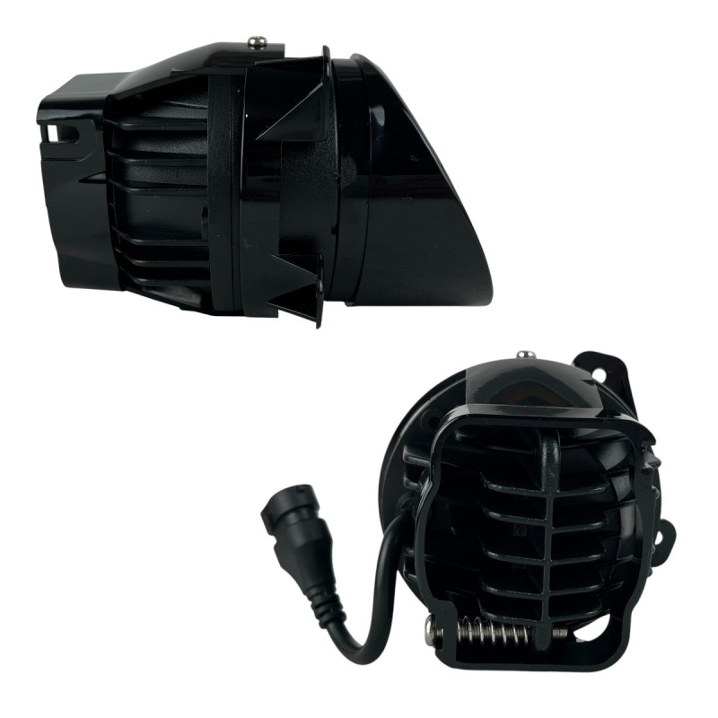 LED Протитуманні фари Lada Kalina 1 (1117-1119) / Chevrolet Niva 60W Лінзовані ПТФ Light X комплект