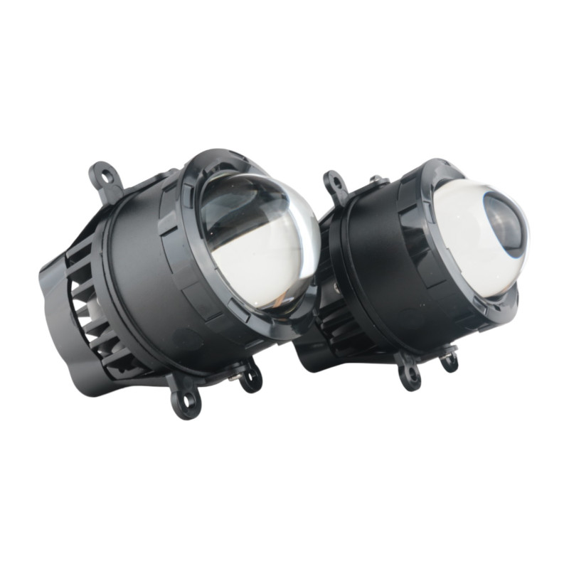 LED Протитуманні фари Renault / Toyota / Mitsubishi / Lada Granta 100W Лінзовані ПТФ 5000K Light X комплект
