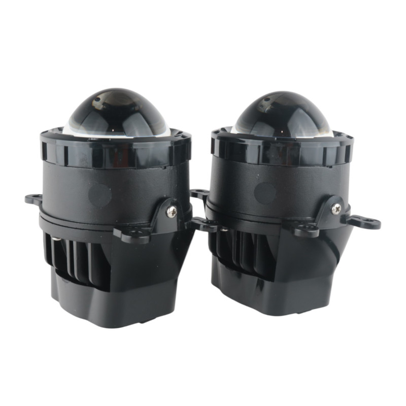 LED Протитуманні фари Renault / Toyota / Mitsubishi / Lada Granta 100W Лінзовані ПТФ 5000K Light X комплект