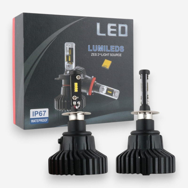 LED лампи H3 EA Light X X3 6000Lm Lumileds ZES 12/24V в ПТФ / протитуманки (2 шт.)