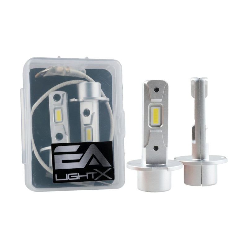 LED лампи H3 EA Light X G9 4000Lm 5000K 24V безвентиляторні для вантажівок у ПТФ (2 шт.)