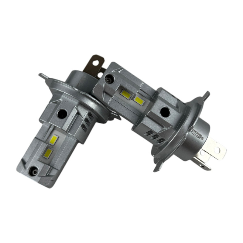 LED лампи H4 EA Light X M6X 4000Lm 6000K 12V для авто ближнє/дальнє світло (2 шт.)