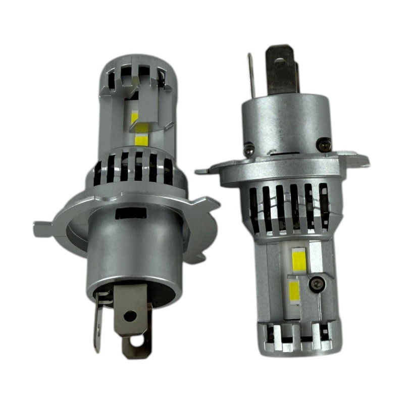 LED лампи H4 EA Light X M8S 8000Lm 6000K 12V для авто ближнє/дальнє світло (2 шт.)