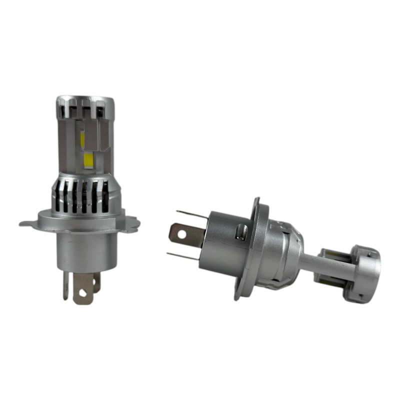 LED лампи H4 EA Light X M8S 8000Lm 6000K 12V для авто ближнє/дальнє світло (2 шт.)