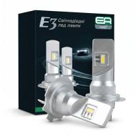 LED лампи H7 EA Light X E3 6000Lm 5000K CSP 12/24V для авто головне світло (2 шт.)
