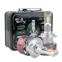Світлодіодні LED лампи H7 EA Light X K70 CAN-BUS 5000K 14000Lm 9V-32V +450% кулер для авто (комплект 2 шт.)