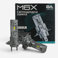 LED лампи H7 EA Light X M6X 4000Lm 6000K 12V для авто головне світло (2 шт.)