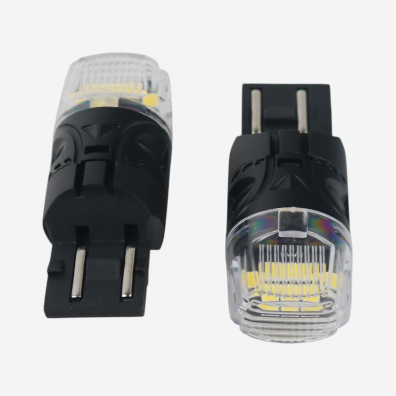 Світлодіодні LED лампи T20 7443 (W21/5W) EA Light X 16SMD 360° білі двоконтактні безцокольні (комплект 2 шт.)