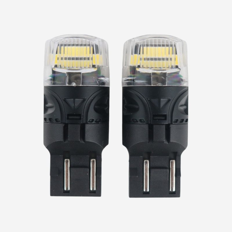 Світлодіодні LED лампи T20 7443 (W21/5W) EA Light X 16SMD 360° білі двоконтактні безцокольні (комплект 2 шт.)