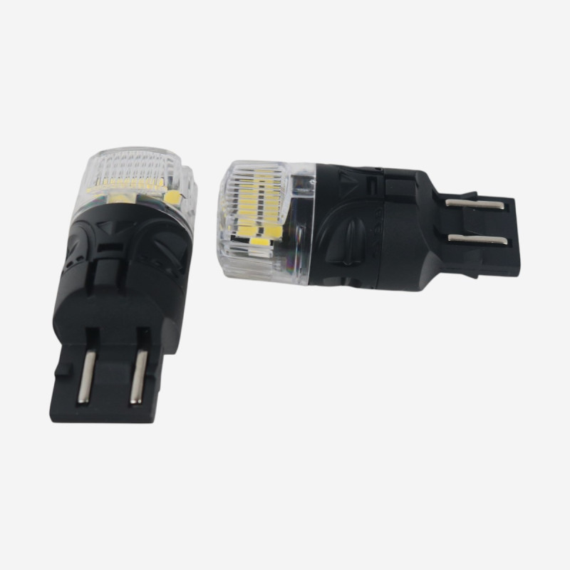 Світлодіодні LED лампи T20 7443 (W21/5W) EA Light X 16SMD 360° білі двоконтактні безцокольні (комплект 2 шт.)