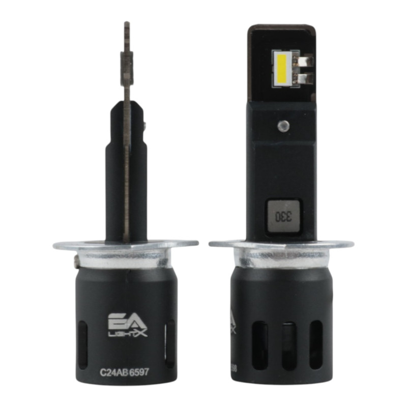 Світлодіодні LED лампи H1 EA Light X E4 5000K 8000Lm 12V-24V для авто (комплект 2 шт.)