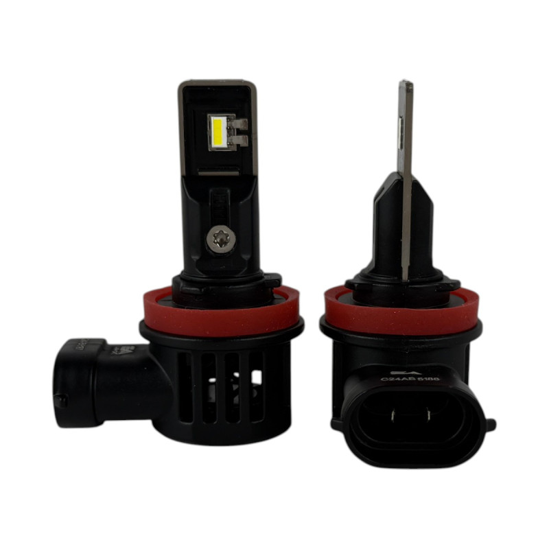 LED лампи H11 EA Light X E4 8000Lm 5000K CSP 9-32V для авто головне світло / ПТФ (2 шт.)