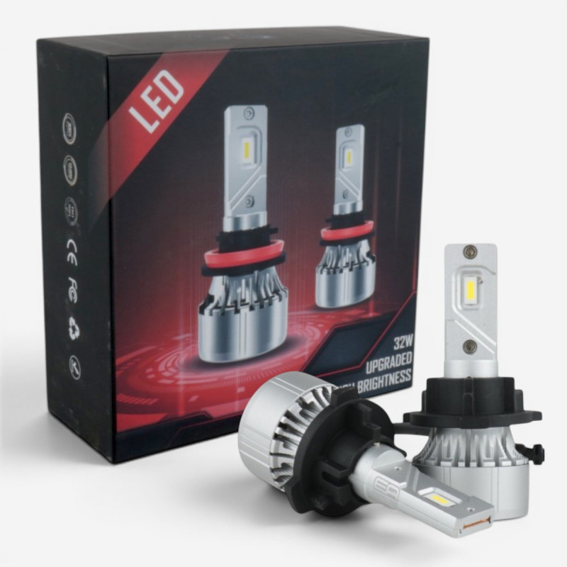 LED лампи H7 EA Light X з адаптером L02B (TK-108/113) 32W для авто головне світло (2 шт.)