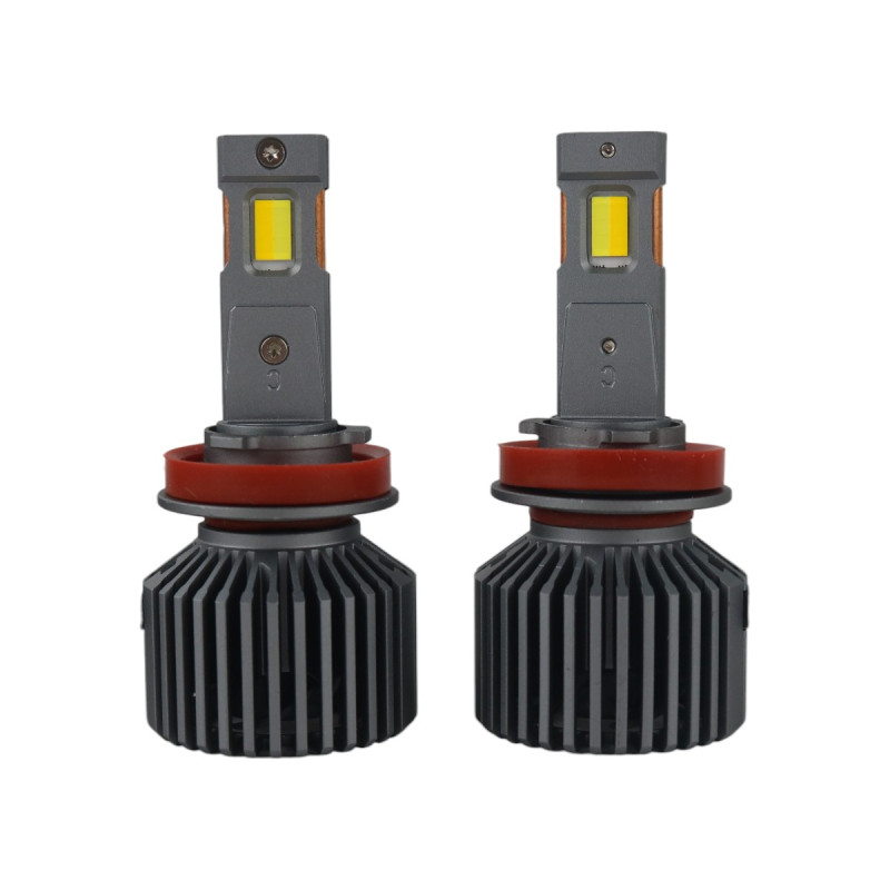 Світлодіодні LED лампи H11 EA Light X X11 Smart Bluetooth 3000K-8000K 10000Lm кулер з регулюванням кольору (комплект 2 шт.)