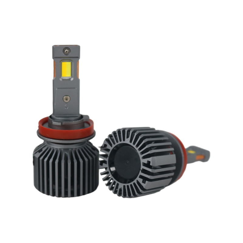 Світлодіодні LED лампи H11 EA Light X X11 Smart Bluetooth 3000K-8000K 10000Lm кулер з регулюванням кольору (комплект 2 шт.)