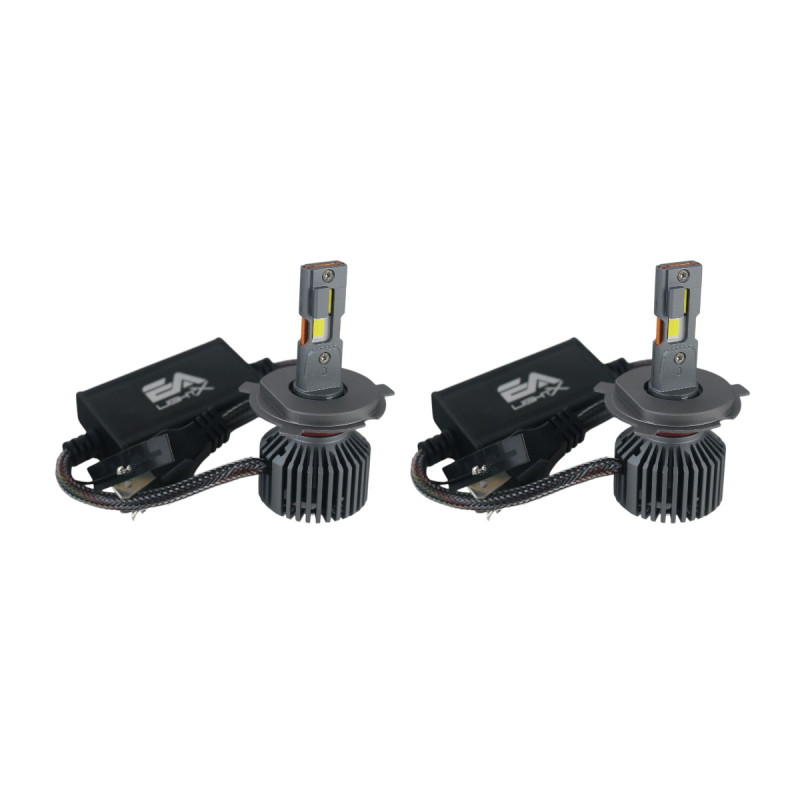 Світлодіодні LED лампи H4 EA Light X X11 Smart Bluetooth 3000K-8000K 10000Lm кулер з регулюванням кольору (комплект 2 шт.)