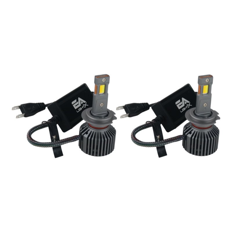 Світлодіодні LED лампи H7 EA Light X X11 Smart Bluetooth 3000K-8000K 10000Lm кулер з регулюванням кольору (комплект 2 шт.)