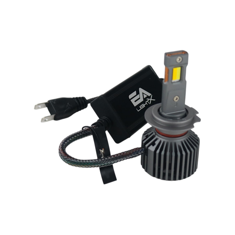Світлодіодні LED лампи H7 EA Light X X11 Smart Bluetooth 3000K-8000K 10000Lm кулер з регулюванням кольору (комплект 2 шт.)