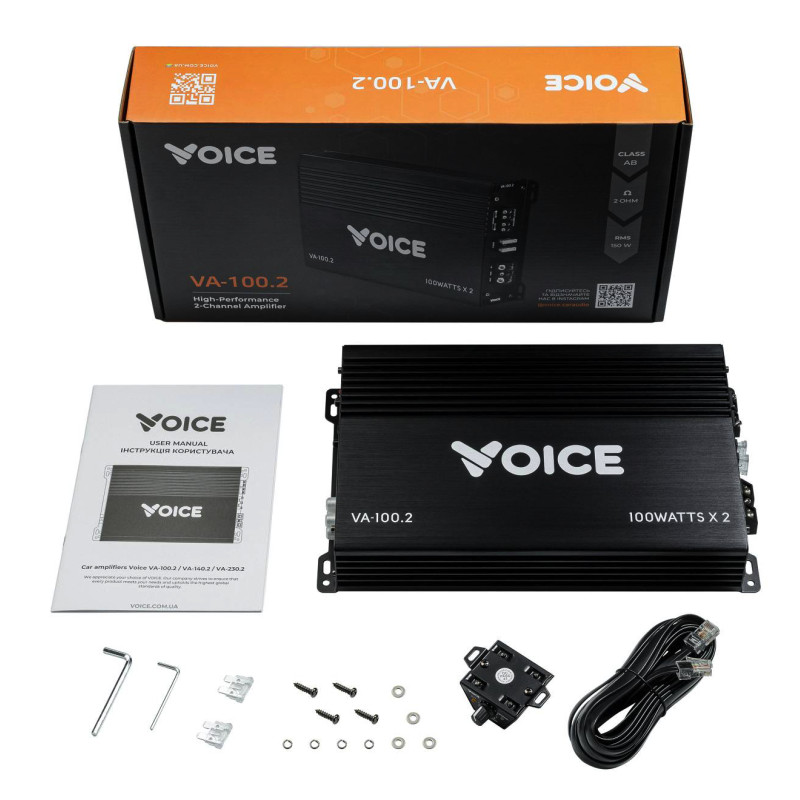 2-канальний підсилювач Voice VA-100.2