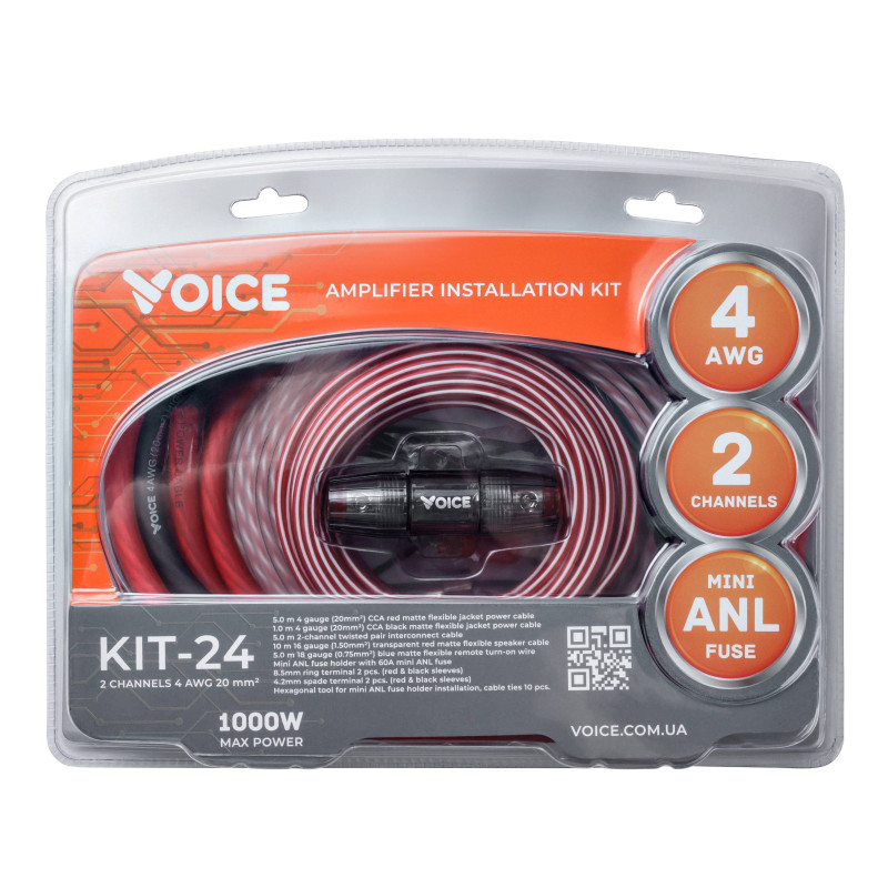 Комплект для 2-го підсилювача Voice KIT-24