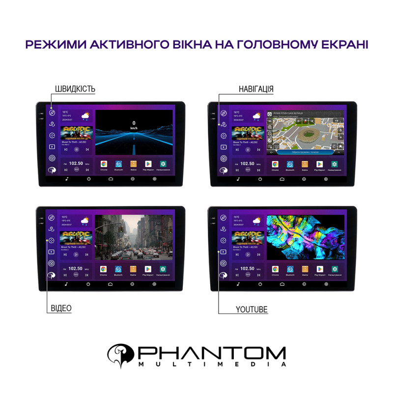 PHANTOM DVA-2K9 ProMax 4G 360° 8+128 Mazda 6 2008-2012