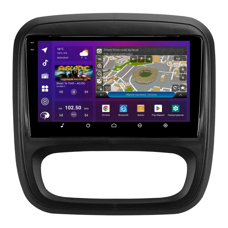 PHANTOM DVA-2K9 ProMax 4G 360° 8+128 Renault Trafic 3 2014-2021, Nissan NV300 2016-2020