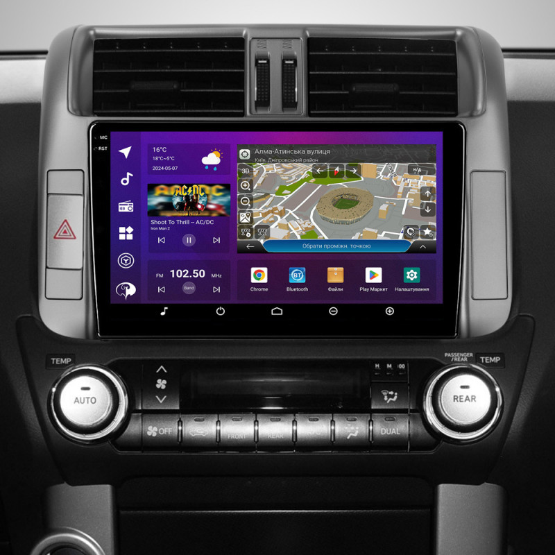 PHANTOM DVA-2K9 ProMax 4G 360° 8+128 Toyota Land Cruiser Prado (150) 2009-2013