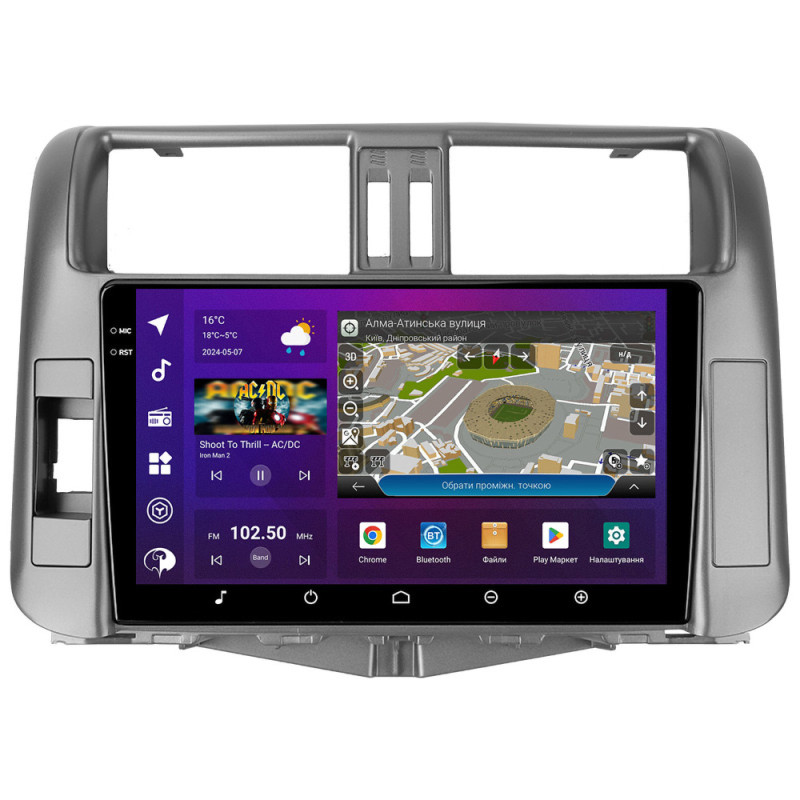 PHANTOM DVA-2K9 ProMax 4G 360° 8+128 Toyota Land Cruiser Prado (150) 2009-2013 amp