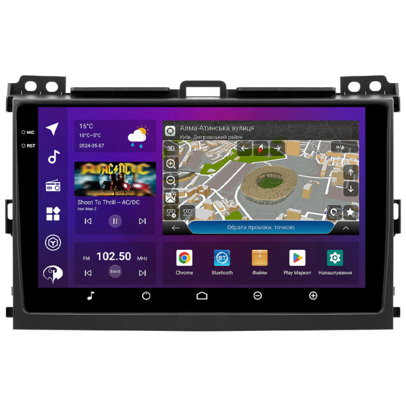PHANTOM DVA-2K9 ProMax 4G 360° 8+128 Toyota Land Cruiser Prado (J120W) 2002-2009