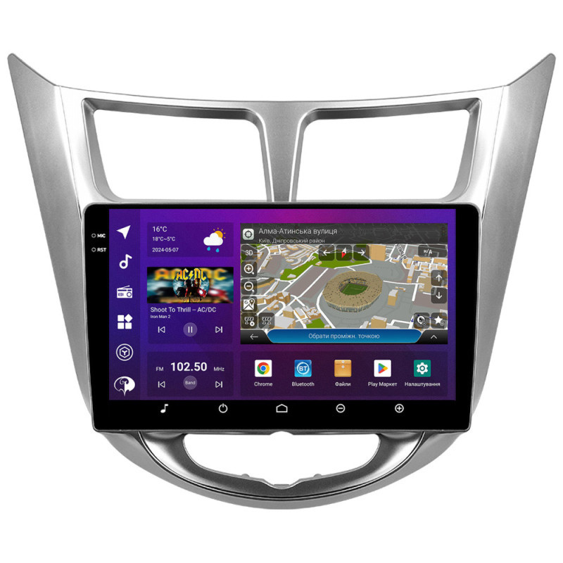 PHANTOM DVA-2K9 ProMax 4G 360° 8+128 Hyundai Accent (RB) 2010-2017