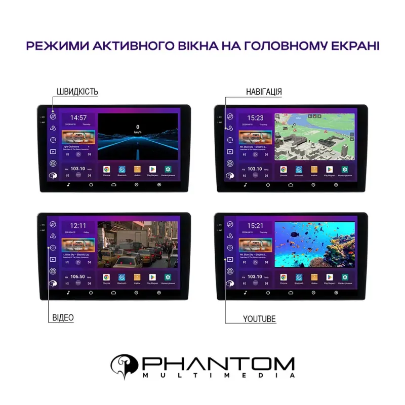 PHANTOM DVA-1033 2+32 Jeep Cherokee 5 KL 2014-2018 v.2
