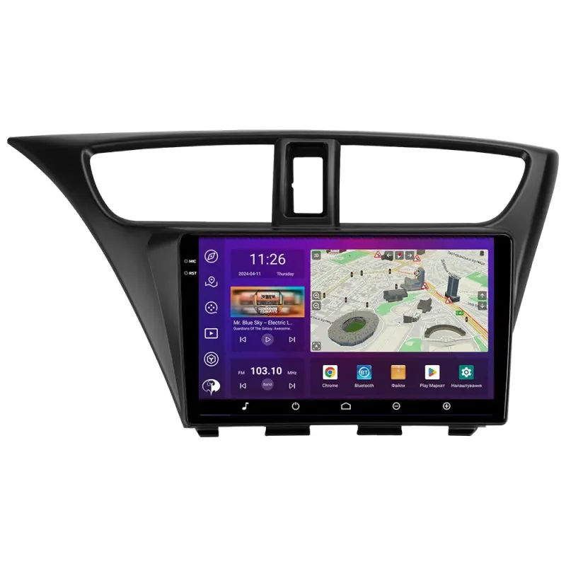 PHANTOM DVA-2K9 Pro 4G 360° 4+64 Honda Civic 9 FK FB hatchback 2.0 2012-2017