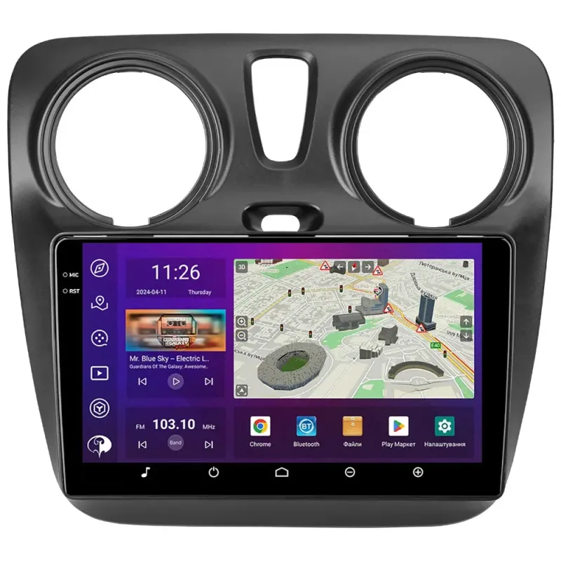 PHANTOM DVA-2K9 Pro 4G 360° 4+64 Renault Dokker, Lodgy, Sandero 2 2012-2022