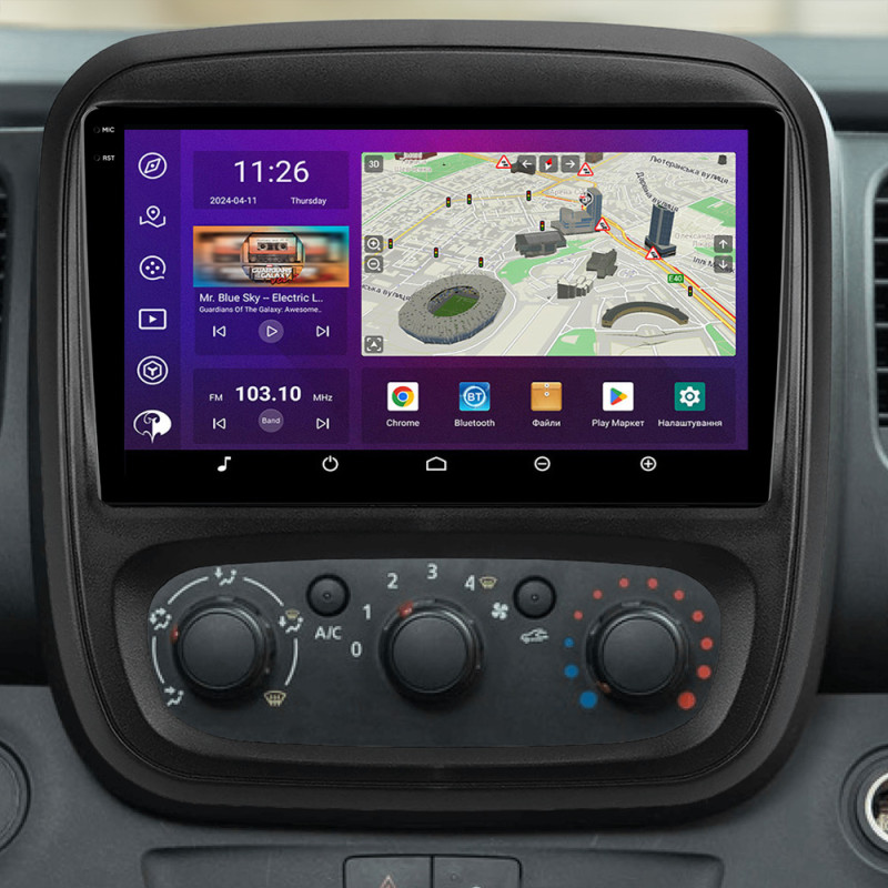 PHANTOM DVA-2K9 Pro 4G 360° 4+64 Renault Trafic 3 2014-2021, Nissan NV300 2016-2020