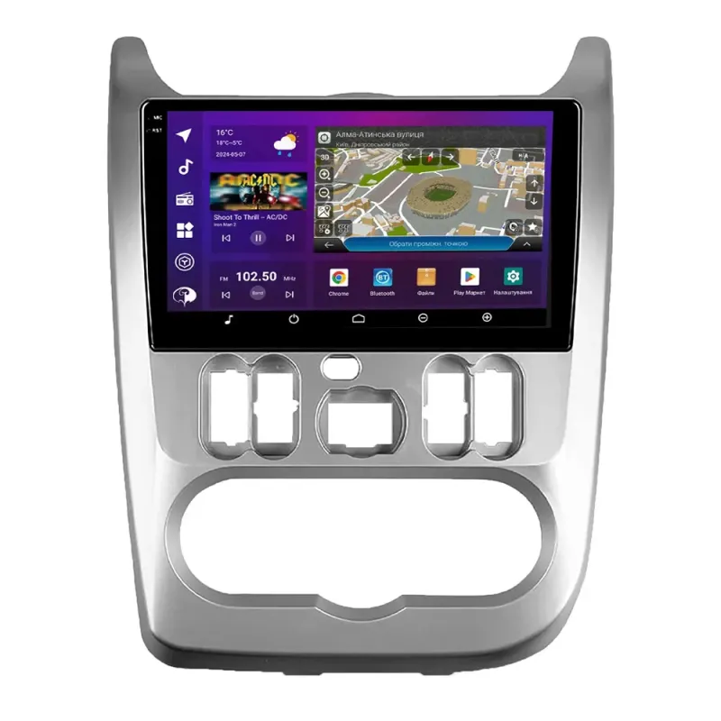 PHANTOM DVA-2K9 ProMax 4G 360° 8+128 Renault Logan 1,Sandero, Duster 2009-2015
