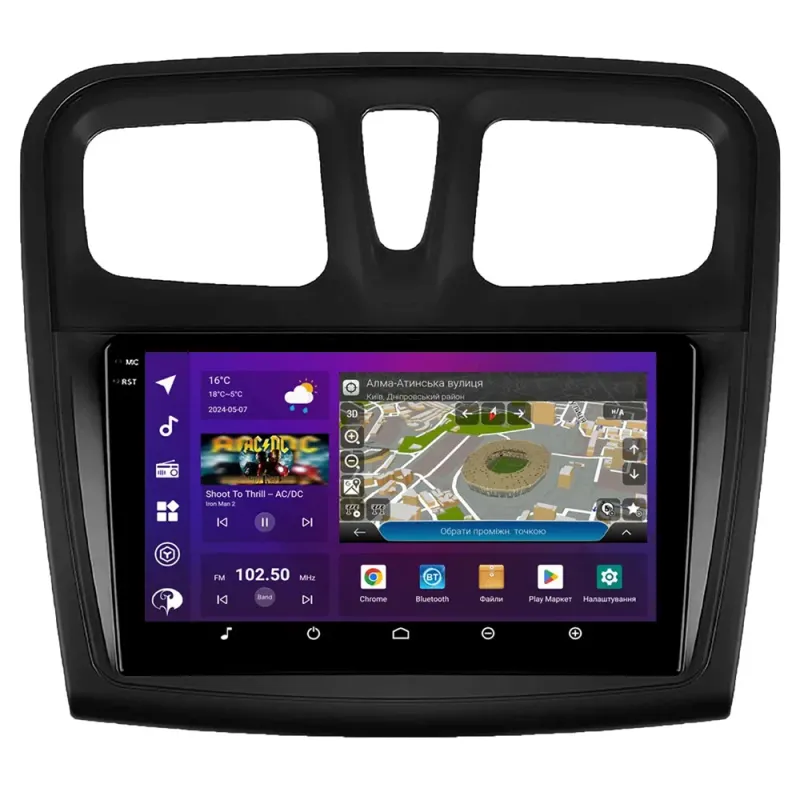 PHANTOM DVA-2K10 ProMax 4G 360° 8+128 Renault Logan 2 2012-2022, Sandero 2 2013-2022