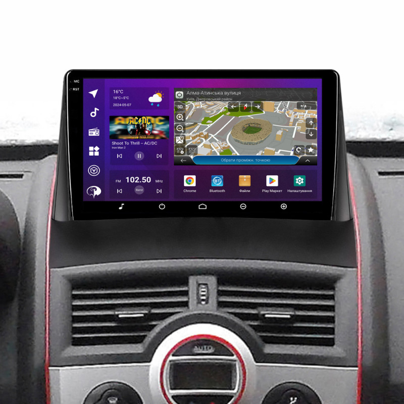 PHANTOM DVA-2K9 ProMax 4G 360° 8+128 Renault Megane 2 2003-2009