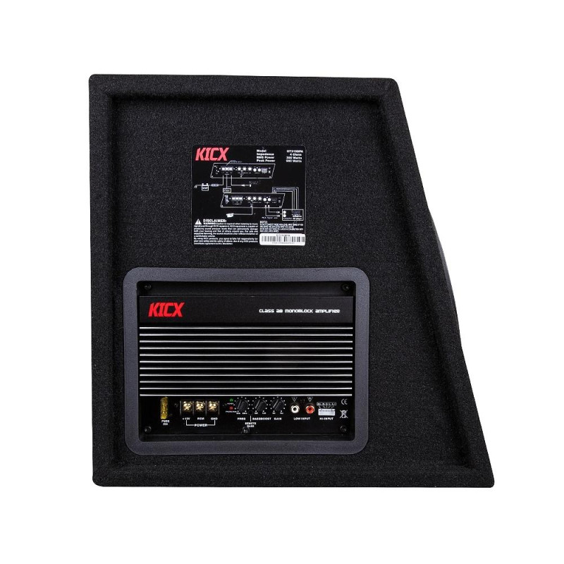 сабвуфер корпусний kicx gt-311bpa