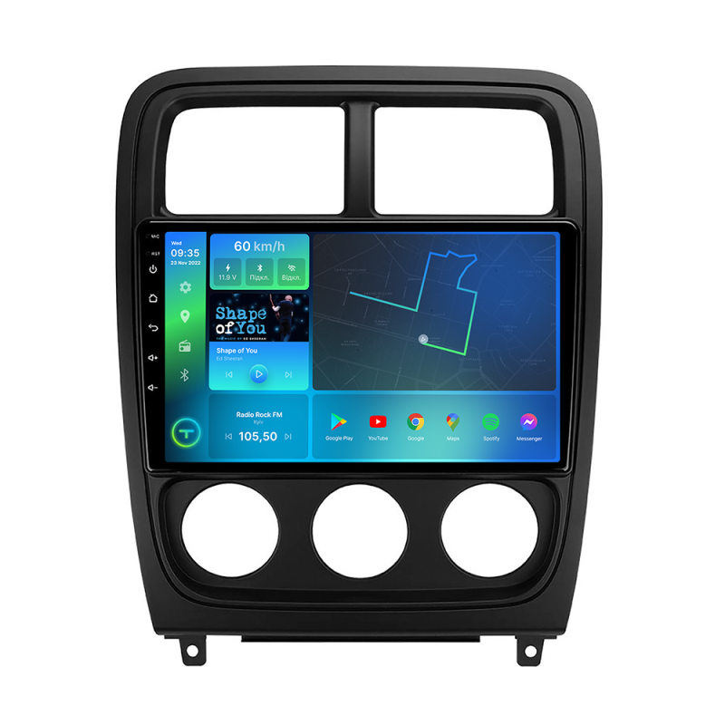 Штатна магнітола Torssen Dodge Caliber PM (2009-2013) F9432 4G Carplay DSP