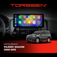 Штатна магнітола Torssen NRJ-B1-BE Mitsubishi Pajero Wagon 2006-2013 4/64Gb 12.4''