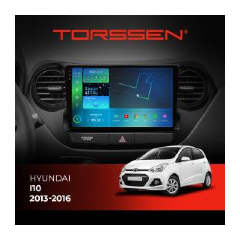 Штатна магнітола Torssen Hyundai I10 2013-2016 FL9 4+64Gb 4G Carplay DSP