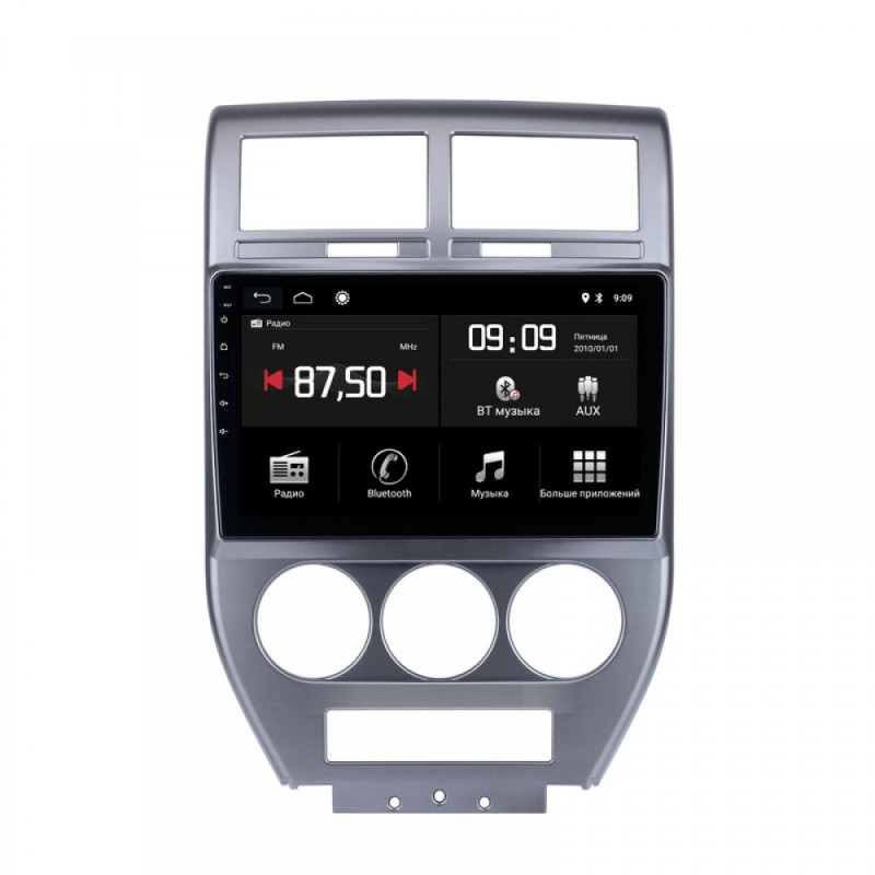 Штатная магнитола Torssen Jeep Compass 07-10 F10332 4G Carplay DSP