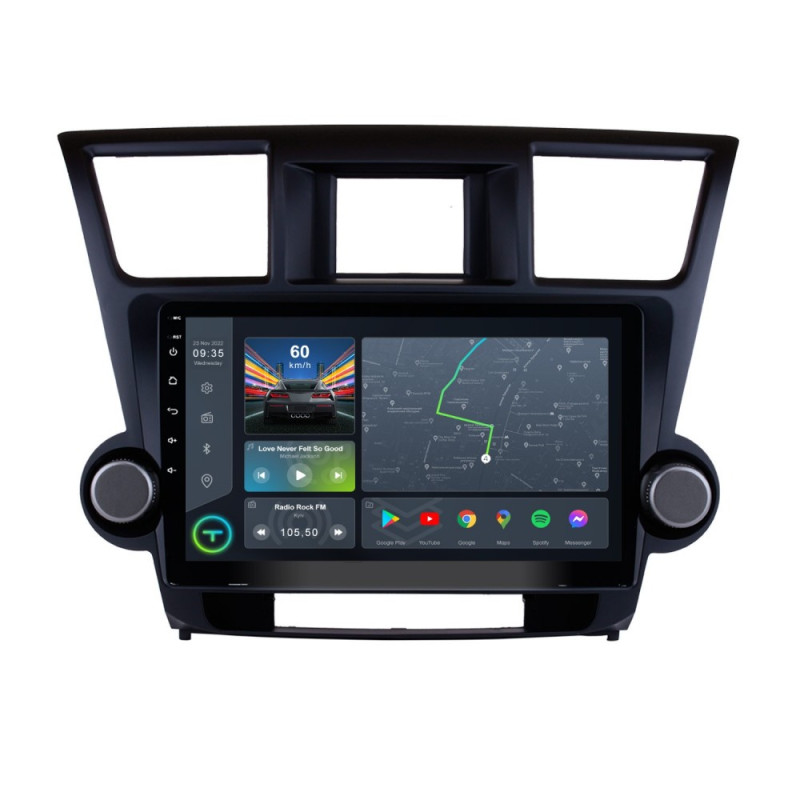 Штатна магнітола Torssen Toyota Highlander XU 40 2010-2016 F10332 4G Carplay