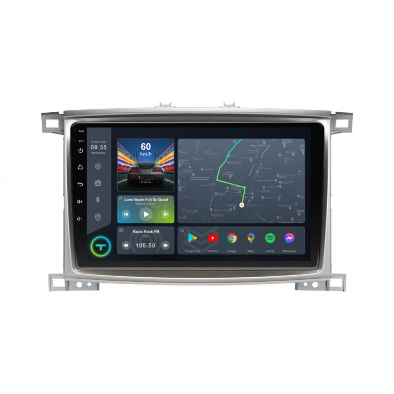 Штатна магнітола Torssen Toyota LC100 F9332 4G Carplay