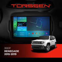 Штатна магнітола Torssen 2K Jeep Renegade 15-19 F9332 4G Carplay DSP
